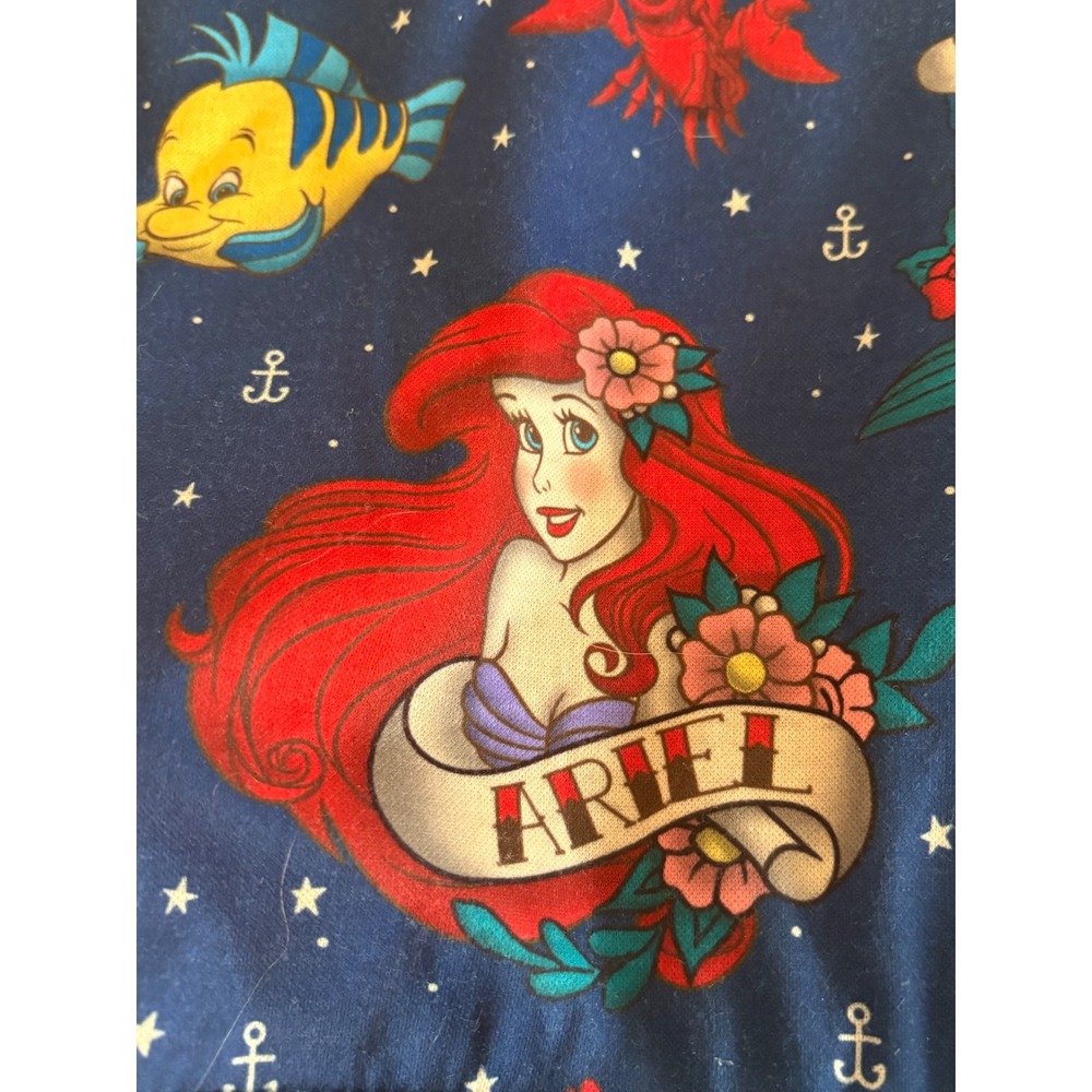 Disney The Little Mermaid loungefly Ariel Tattoo Hobo Crossbody Bag Blue Slouchy